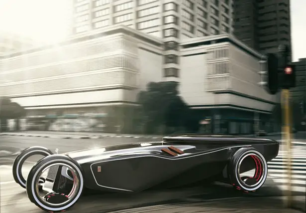 2030 Rolls Royce Eidolon Concept Car with Omni Wheel Technology for Better Maneuverability
