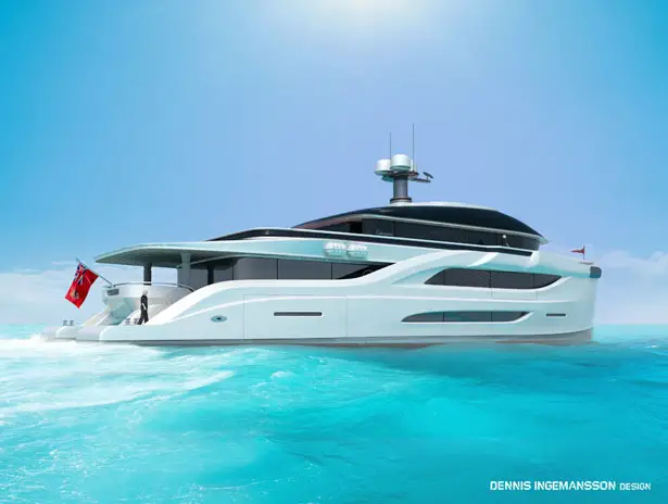 42m Solar Dream Catamaran by Dennis Ingemansson Design