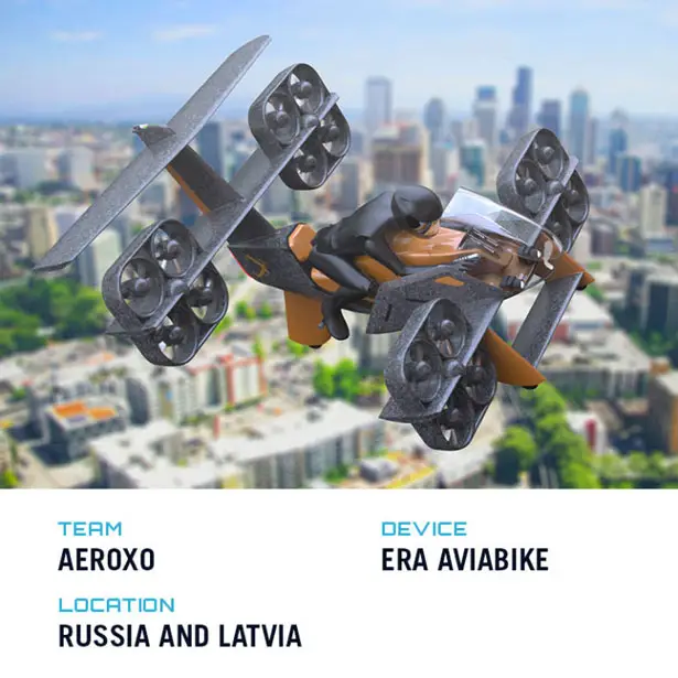 Top Five Winners of GoFly Phase II - Futuristic Era Aviabike by Aeroxo Team