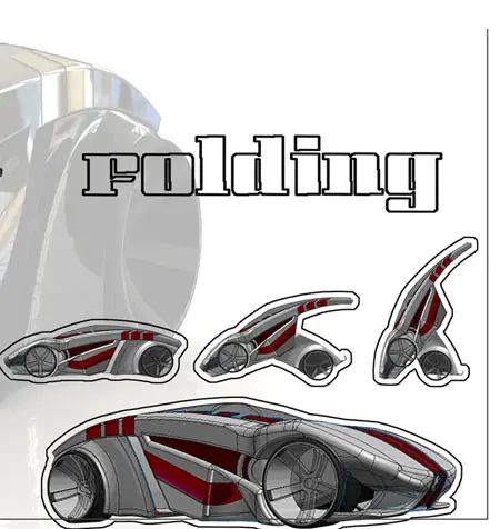 BRB evolution folding car concept