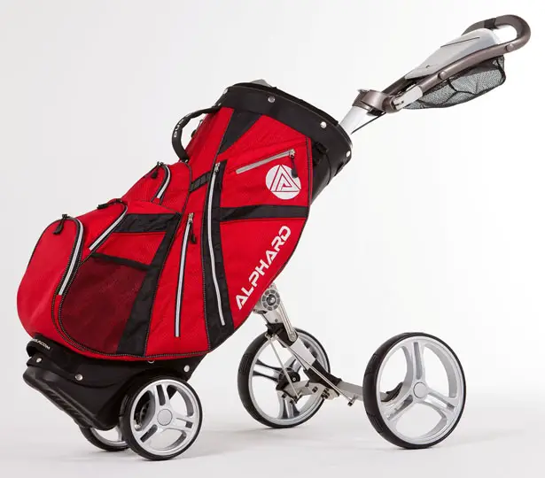 A Design Award 2012-2013 winners - Alphard Duo Golf Cart Golf Bag & Push Cart Combination by Alex Tse