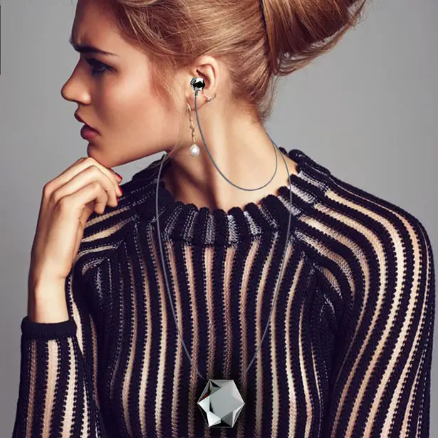 A' Design Awards & Competition – Winners 2015 -  Stellé Audio Wireless Earbud Locket Wireless Earbuds by Anna Perelman and Wayne Ludlum