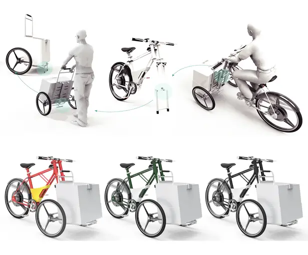 A'Design Award and Competition 2015-2016 Winner - Cargob Urban Eco Bike by Peng Zhan for PONZ DESIGN