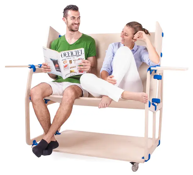 A'Design Award and Competition 2015-2016 Winner - PlayWood Connector Modular Furniture System by Stefano Guerrieri