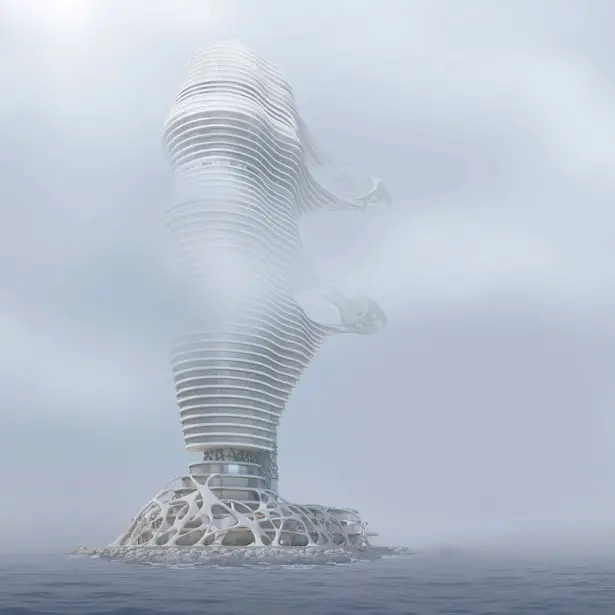 A'Design Award and Competition 2015-2016 Winner - Wind Tower Skyscraper by Peter Stasek