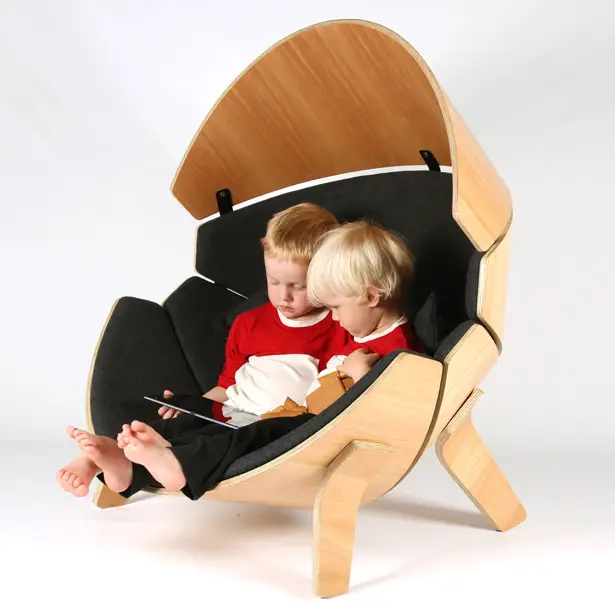 A'Design Award and Competition 2015-2016 Winner - Hideaway Chair Children's Chair by Think & Shift