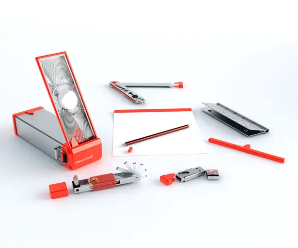 Office on the Go Stationary Kit by Hakan Gursu of DesignNobis