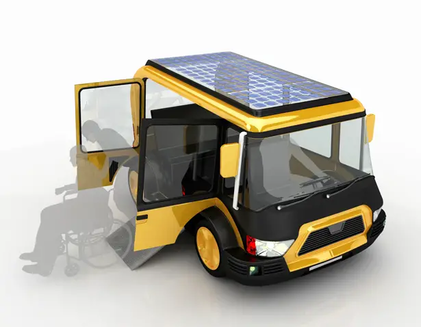 Solar Taxi Vehicle by Hakan Gursu of DesignNobis