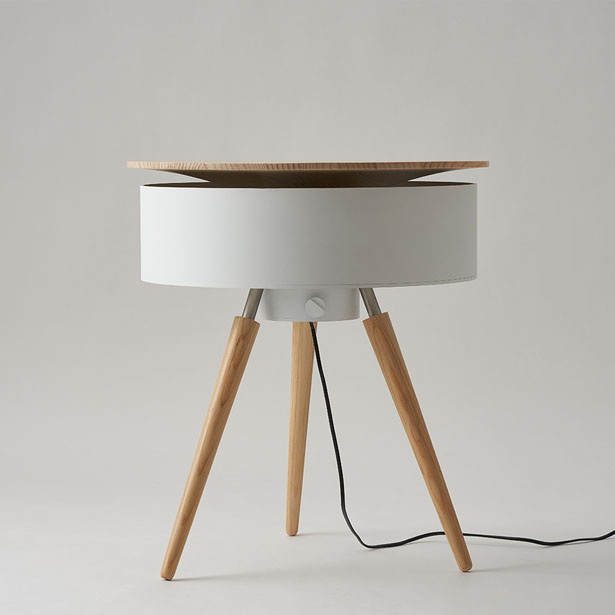 Brise Table Furniture Plus Fan by Wonho Lee - A' Design Award Design and Competition 2020 Winner