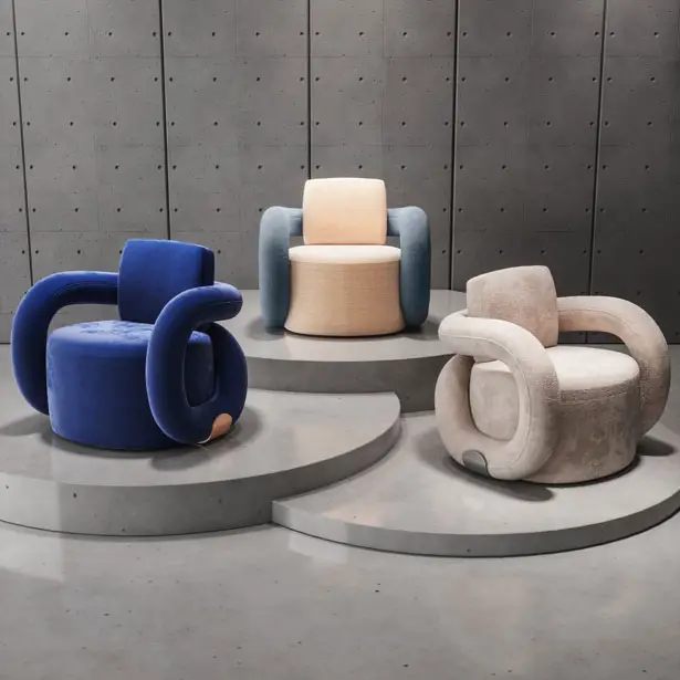 Infinity Armchair by Natalia Komarova - A' Design Award Design and Competition 2020 Winner