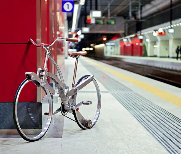 Sada Hubless Foldable Bike by Gianluca Sada - A' Design Award Design and Competition 2020 Winner