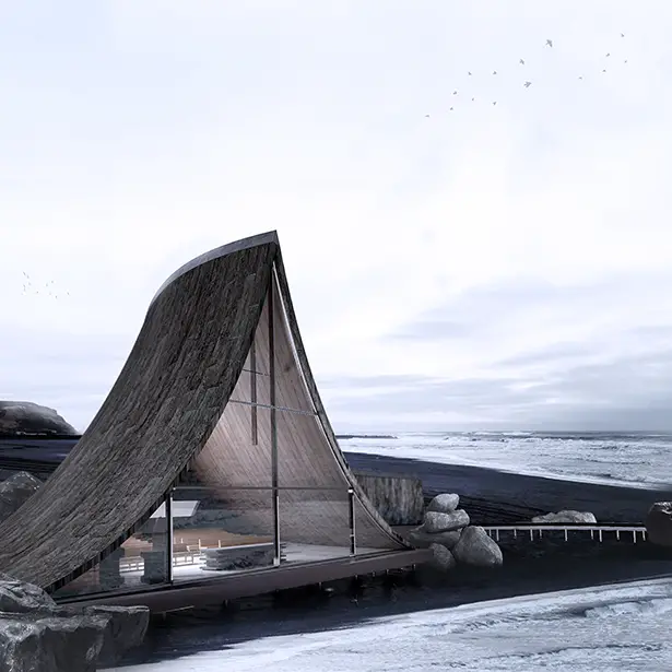 Coast Whale Chapel by Jinyu Zhang