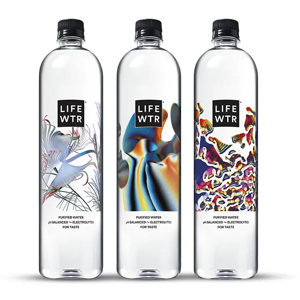 Lifewtr Series 7 Art Through Technology Packaging by PepsiCo Design and Innovation