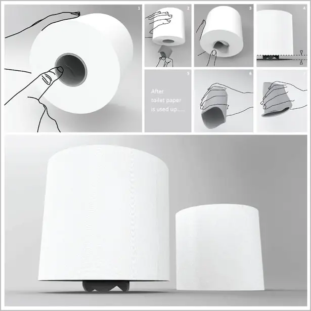 Toilet Paper Roll Redesign Toilet Paper Roll by Sheng-Hung Lee & Josipa Dodig