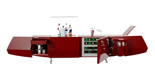 A' Design Award and Competition 2014 Winners - Ciel Home Bar by Bahram Salour