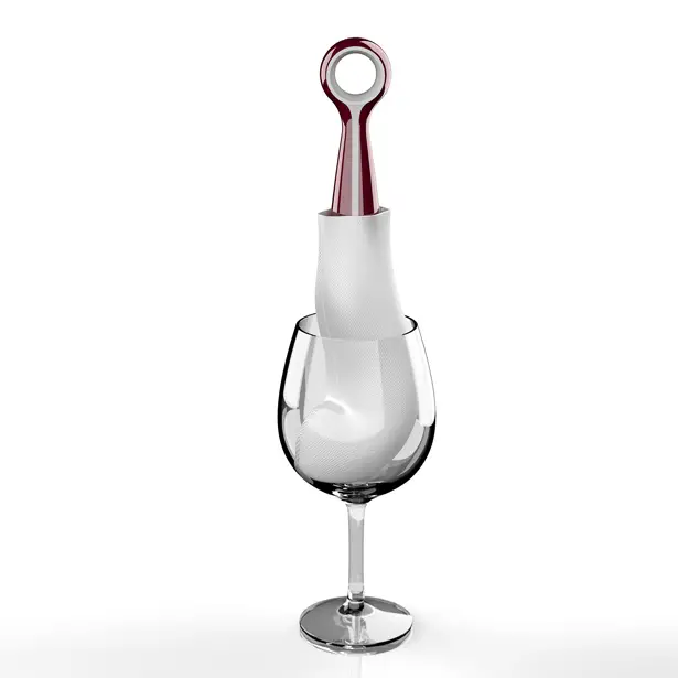A' Design Award and Competition 2014 Winners - Glassware Dryer Cleaning Wine Accessory by Julia Weber