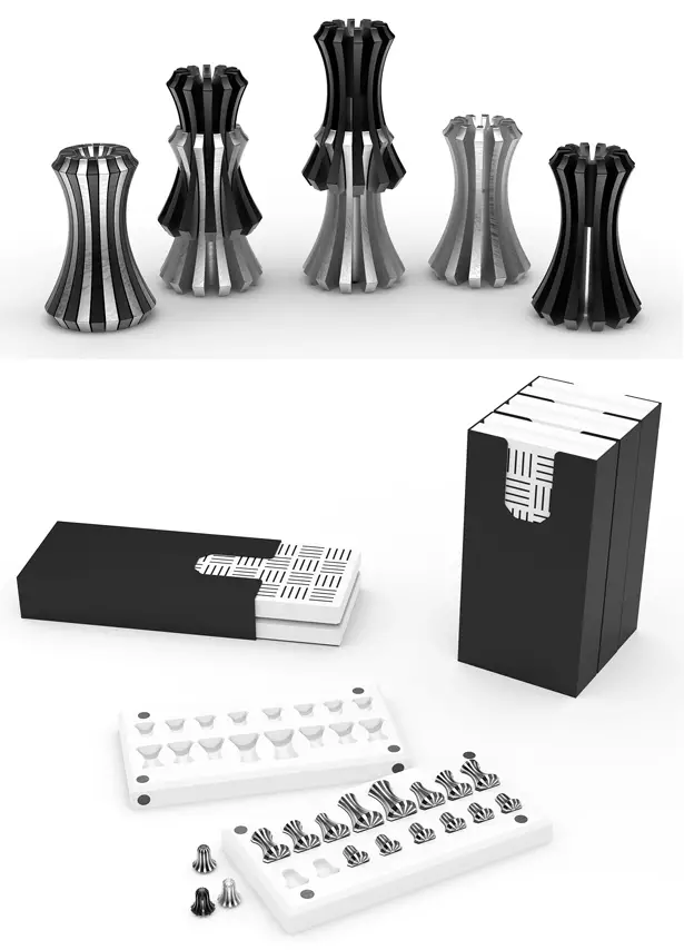Nest Chess Set by Suha Suzen - A' Design Award and Competition 2017-2018
