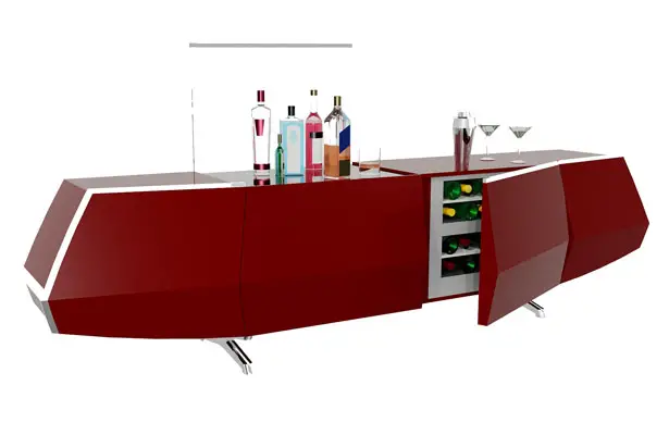 Ciel Home Bar by Bahram Salour