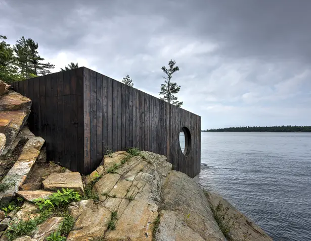 A' Design Award Architecture Category - Grotto Sauna Freestanding Residential Sauna by PARTISANS