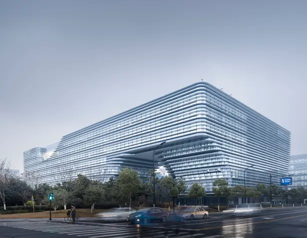 A' Design Award Architecture Category - Xixi Center Office and Business Building by Meng Fanhao
