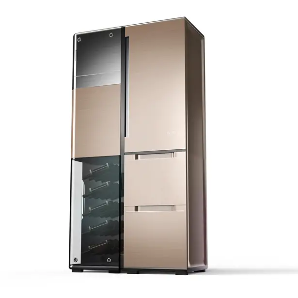 Polyhedral Refrigerator by LAFA Industrial Design College