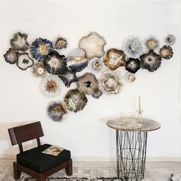 Dandelion and Wishes Wall Art Decor by Mahnaz Karimi