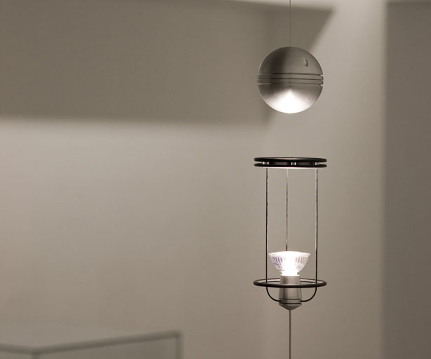 Teslight Floating Magnetic Lamp by a. Bosio and a. Ballestrero