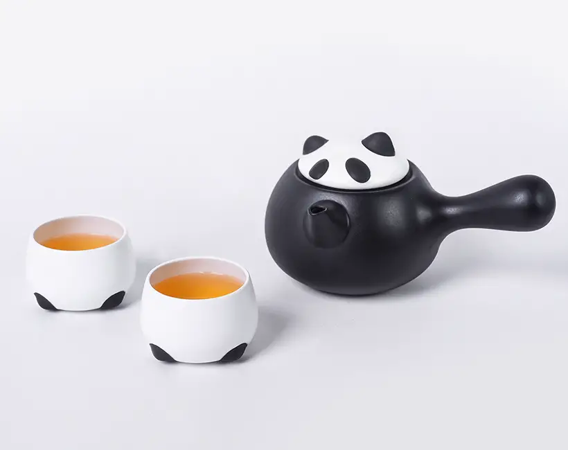 A' Design Awards & Competition - Call for Entries - The Panda Themed Tea Set by Yan Luo and Jianan Yu