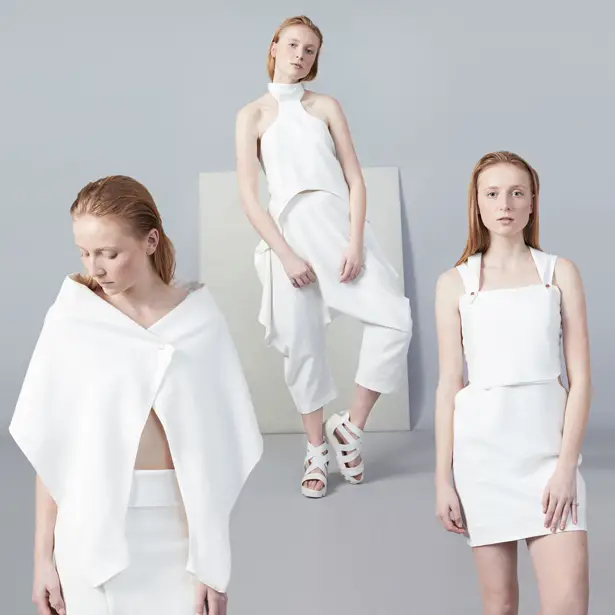 Omdanne Convertible Biodegradable Clothing by Cristina Dan - A'Design Award and Competition Winners 2018-2019