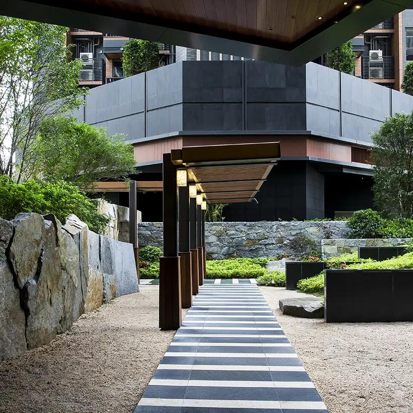 A' Landscape Planning and Garden Winners - The Pavilia Hill Premium Condominium Landscape by Shunmyo Masuno