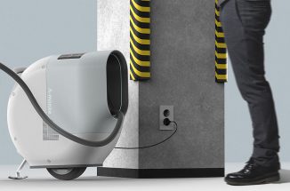 Futuristic A-Monite Portable EV Charger Concept for Rent