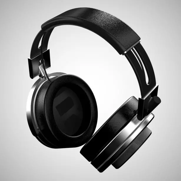 A Pair of Headphones with Retro Elements Reform by Marcus Tsai