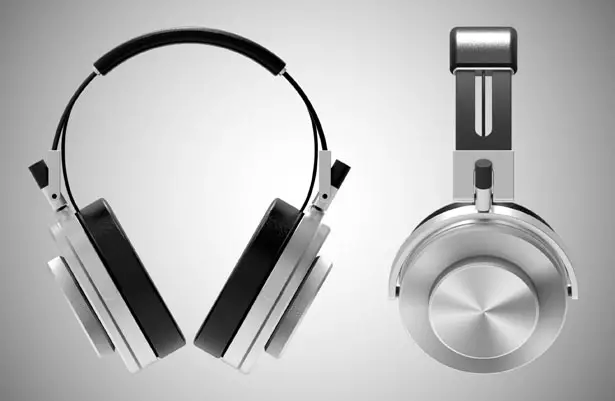 A Pair of Headphones with Retro Elements Reform by Marcus Tsai