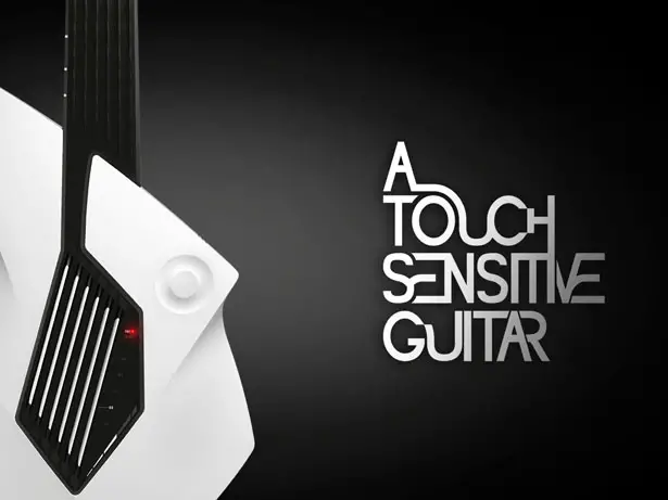 A Touch Sensitive Guitar by Formquadrat