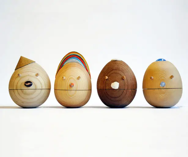 A' Toy, Games, and Hobby Products Design Award Winners - Roly Poly Movable Wooden Toys by Sha Yang