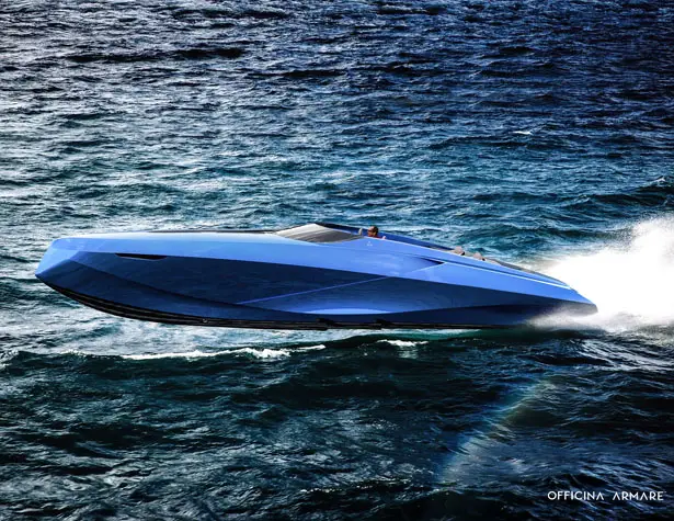 A43 luxury speedboat concept by Officina Armare Yacht and Transportation Design Studio