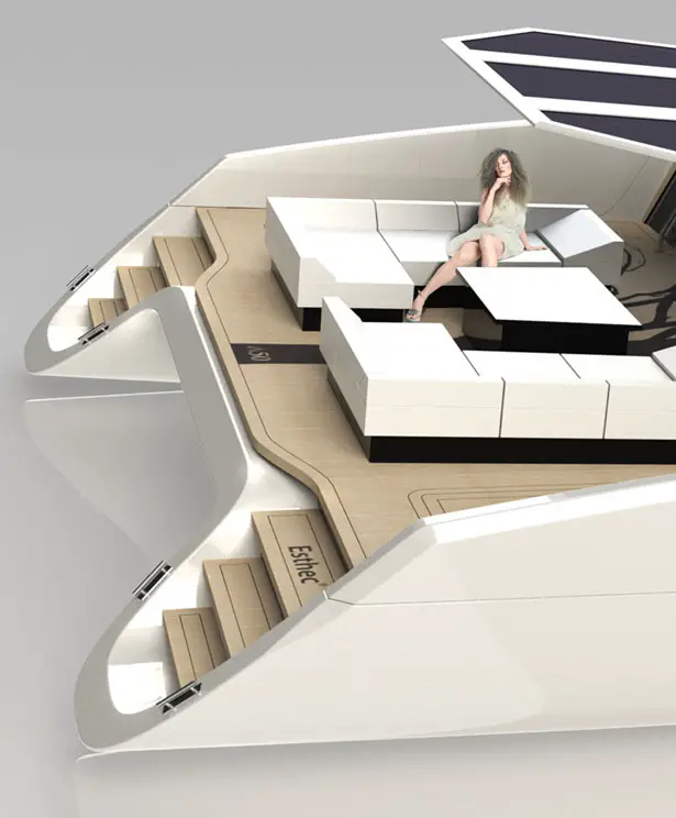 A50 Open Catamaran by Janne Leppanen Design