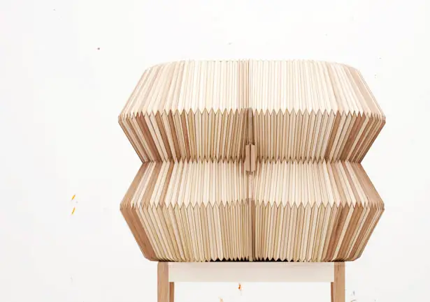 Accordion Cabinet by Elisa Strozyk