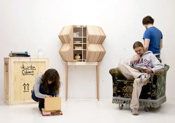 Accordion Cabinet by Elisa Strozyk