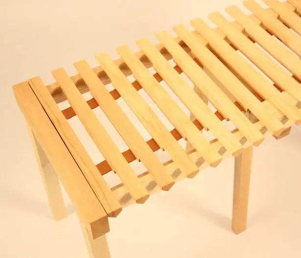 Accordion Stool by Nathalie Dackelid