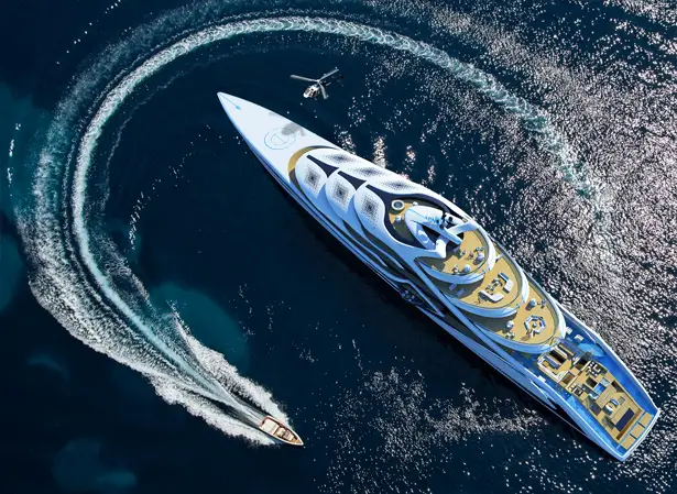 Acionna Cruising Megayacht by Andy Waugh