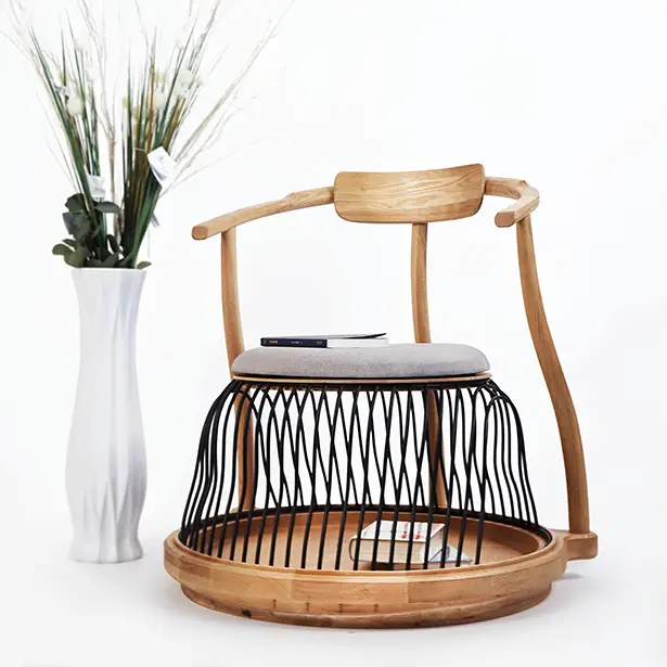 Acorn Multipurpose Leisure Chair by Wei Jingye, Chen Yufan, Wang Ruilin and Jia Zhuohang