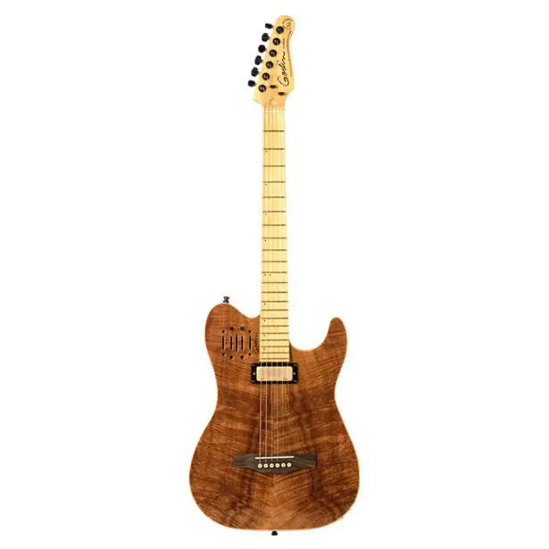 Acousticaster : Electro-Acoustic Hybrid Guitar by Godin Guitars