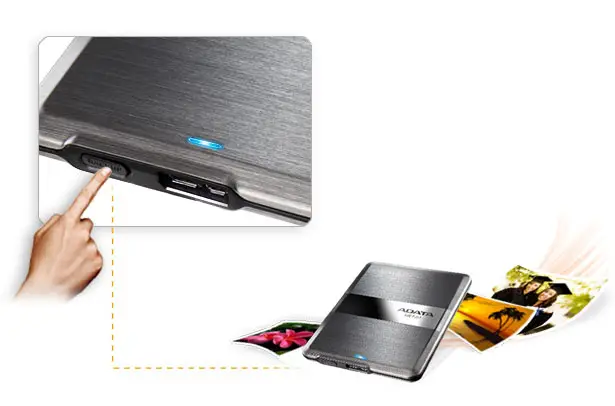 ADATA DashDrive Elite HE720 Slimmest USB 3.0 External Hard Drive