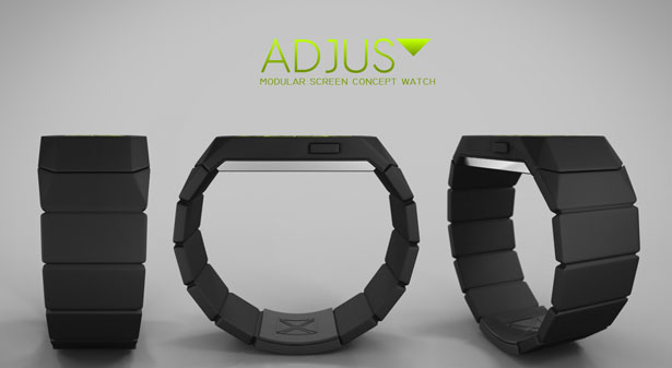 ADJUST Modular Screen Watch by NL1 Studio