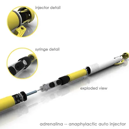 adrenalina anaphylactic auto injector