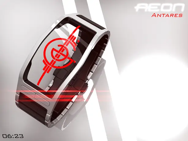 Aeon Transparent LCD Watch by Samuel Jerichow