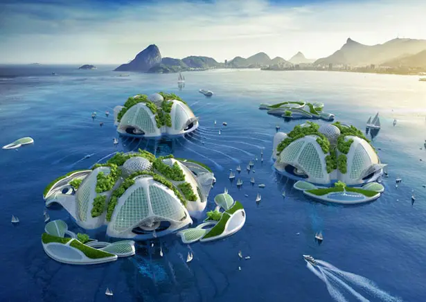 AEQUOREA 3D Printed Oceanscraper – Futuristic Underwater Urbanization