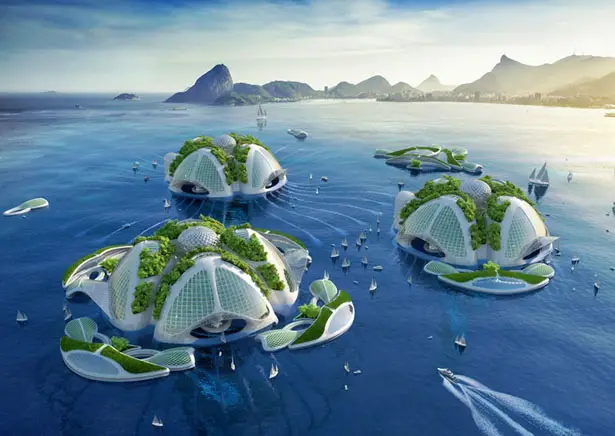 AEQUOREA 3D Printed Oceanscraper by Vincent Callebaut