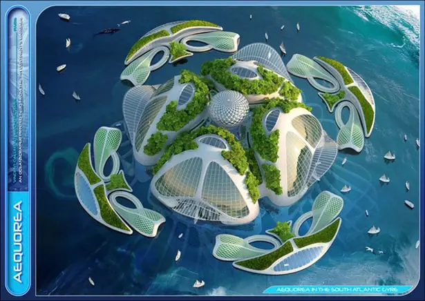 AEQUOREA 3D Printed Oceanscraper by Vincent Callebaut